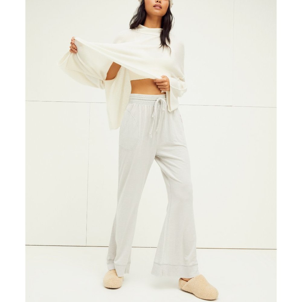 🎉LAST CHANCE🎉 NWT Free People Cozy Cool Lounge Pant / Sterling - Picture 2 of 6